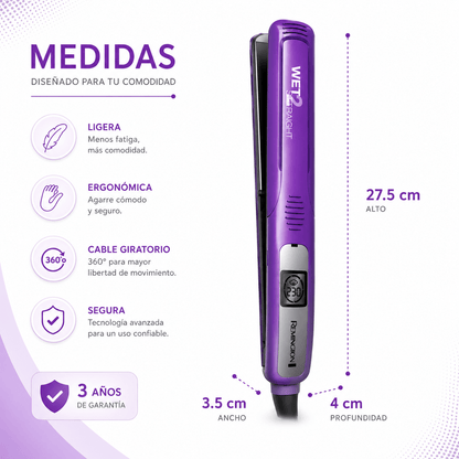 Plancha Alisadora Remington Wet2Straight Cerámica | Original