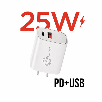 Cargador Turbo Power FLY 25W (USB-C + USB)