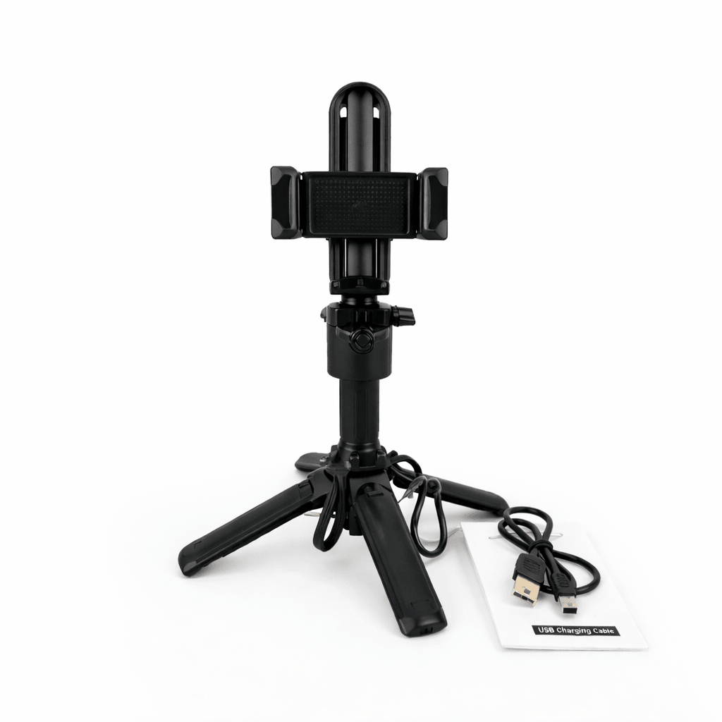 Trípode Selfie con Soporte para Celular y Control Remoto
