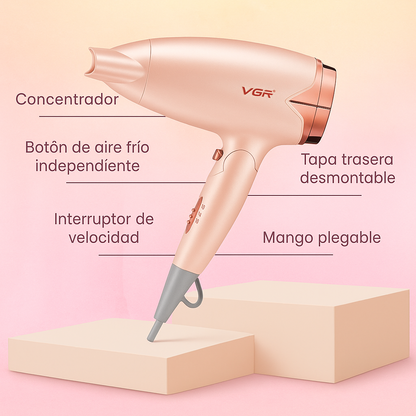 Kit Cabello Profesional VGR | Plancha Alisadora + Secador