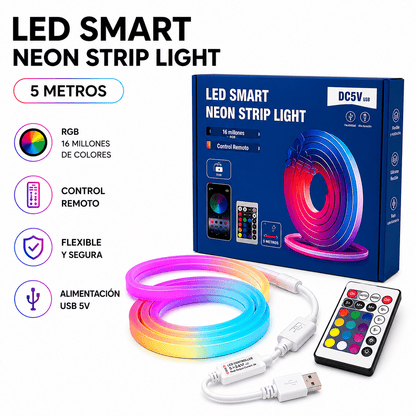Cinta Led Neon RGB 5 Metros + App