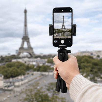 Trípode Selfie con Soporte para Celular y Control Remoto