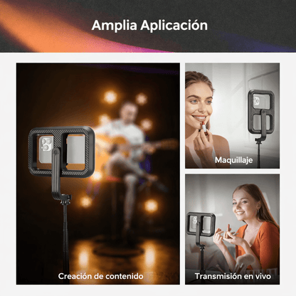 Tripode con Aro de Luz + control Bluetooth