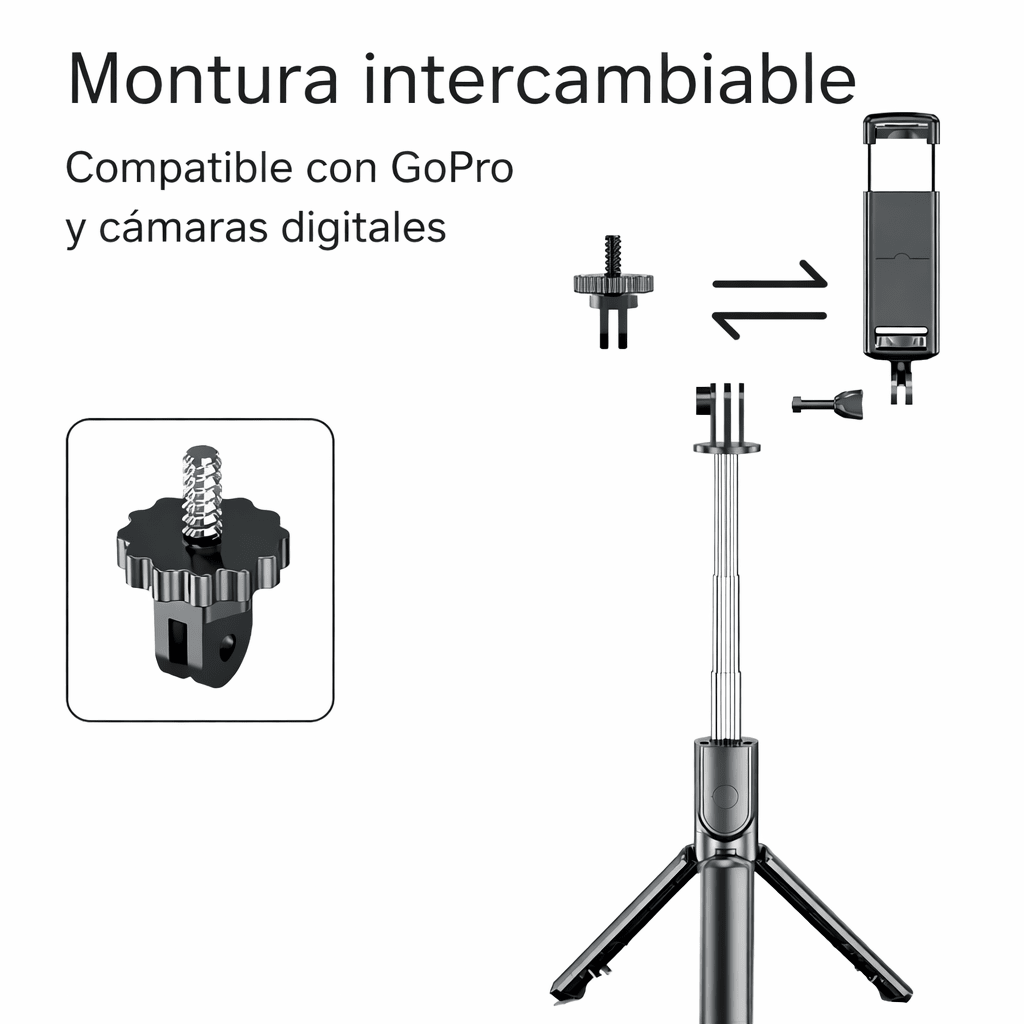 Trípode Multifuncional 360°