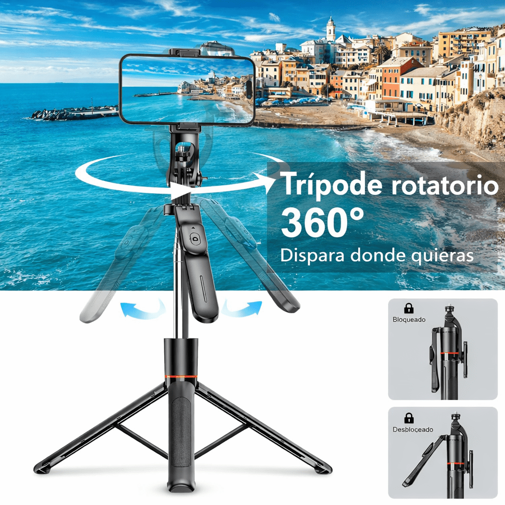 Soporte - Tripode para Celular Multifuncional 360°