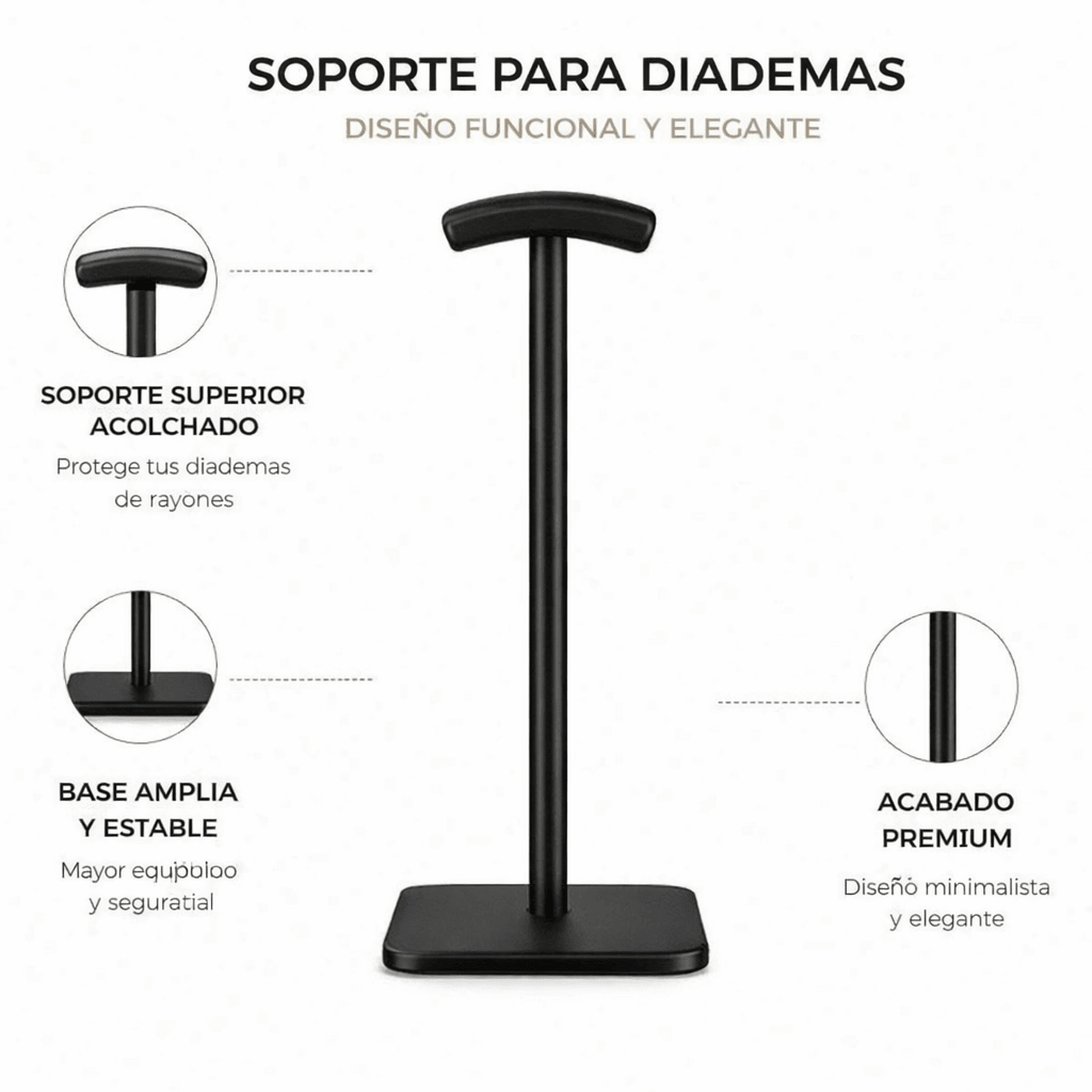 Soporte para Diademas
