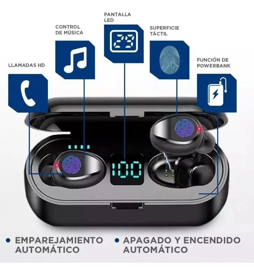Audifonos Bluetooth Inalambricos F9