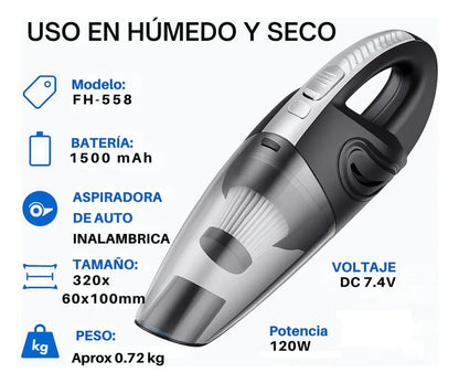 Aspiradora Inalámbrica para Carro