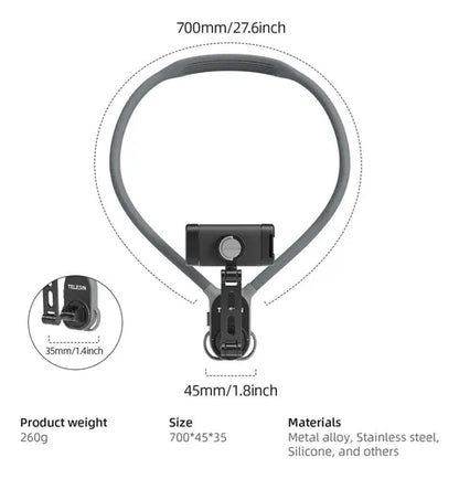 Soporte de Celular para Cuello – Manos Libres Ajustable