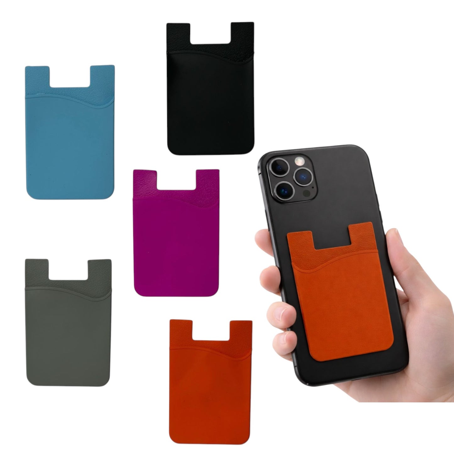 Porta Tarjetas Adhesivo Universal para Celular