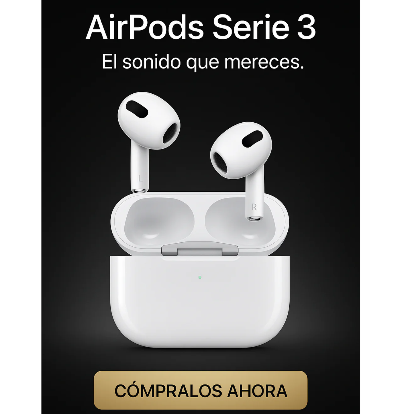 Audífonos AirPods Serie 3 (tercera generación) Apple 1.1