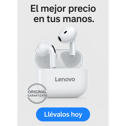 Audífonos Inalámbricos Lenovo Bluetooth I Original
