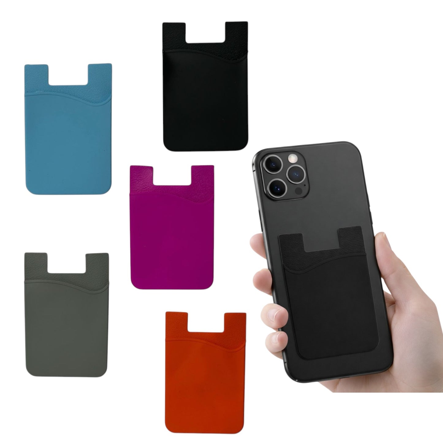 Porta Tarjetas Adhesivo Universal para Celular