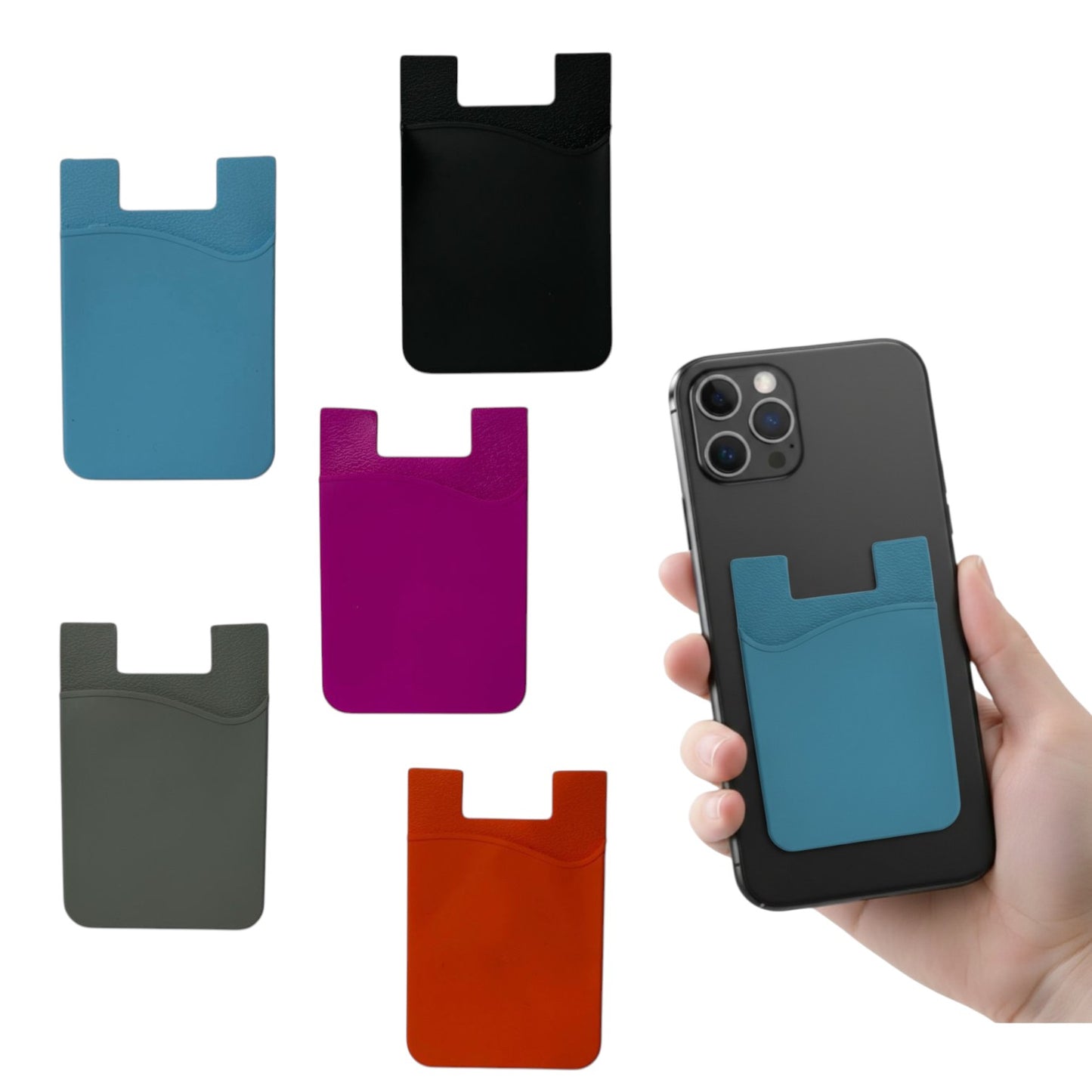 Porta Tarjetas Adhesivo Universal para Celular