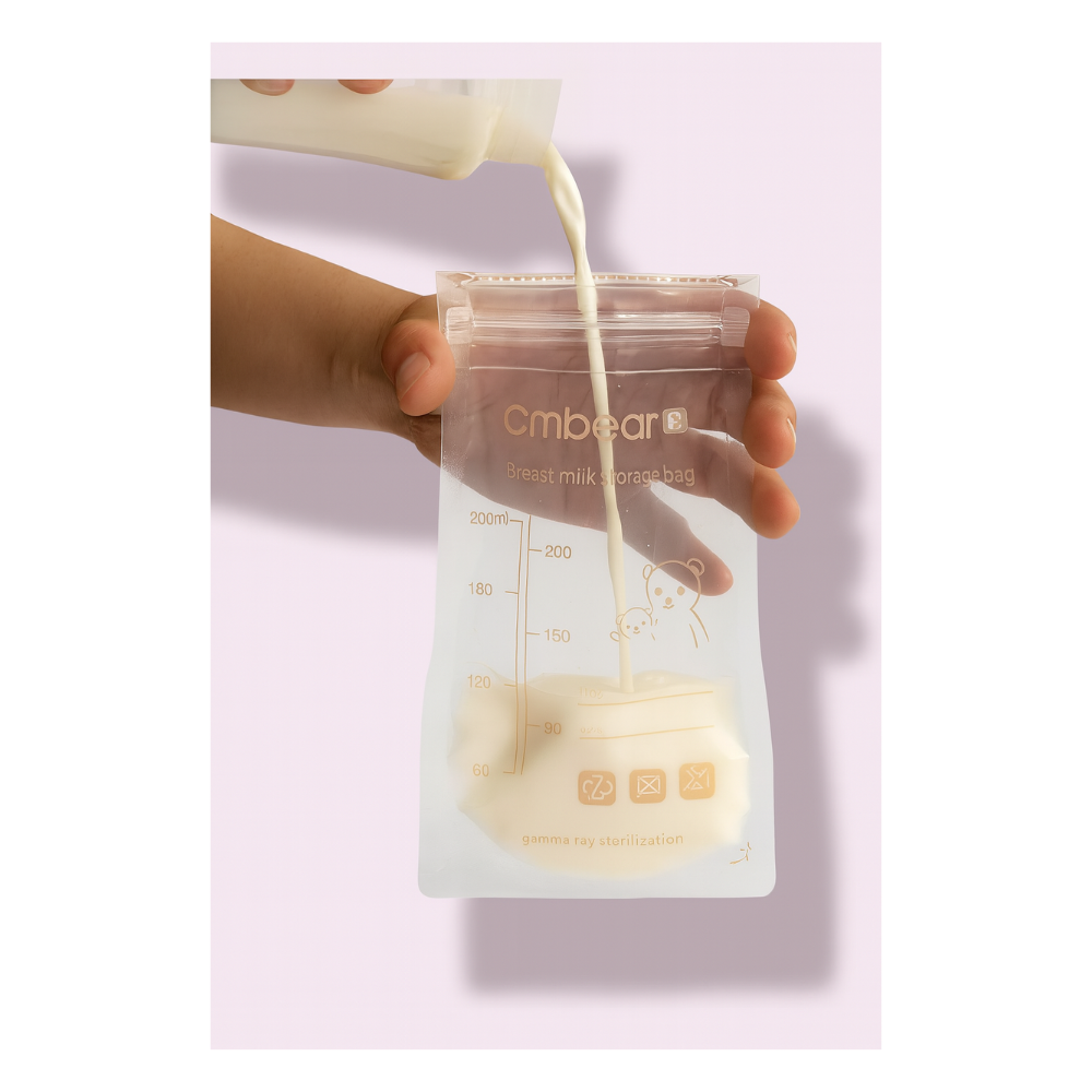 Extractor De Leche Eléctrico Portátil Silencioso Mano Libre + Bolsas De Lactancia x30 Unidades