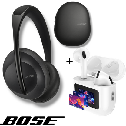Audifonos con pantalla + Auriculares Bluetooth Tipo Bose 700