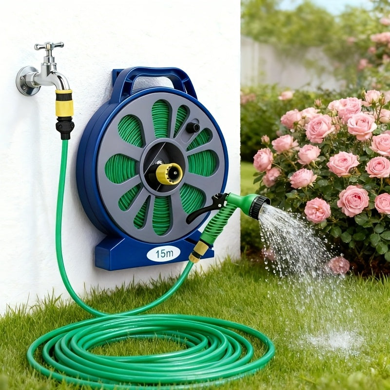 Manguera Para Exteriores PVC 15M Retráctil