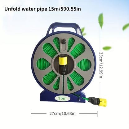 Manguera Para Exteriores PVC 15M Retráctil