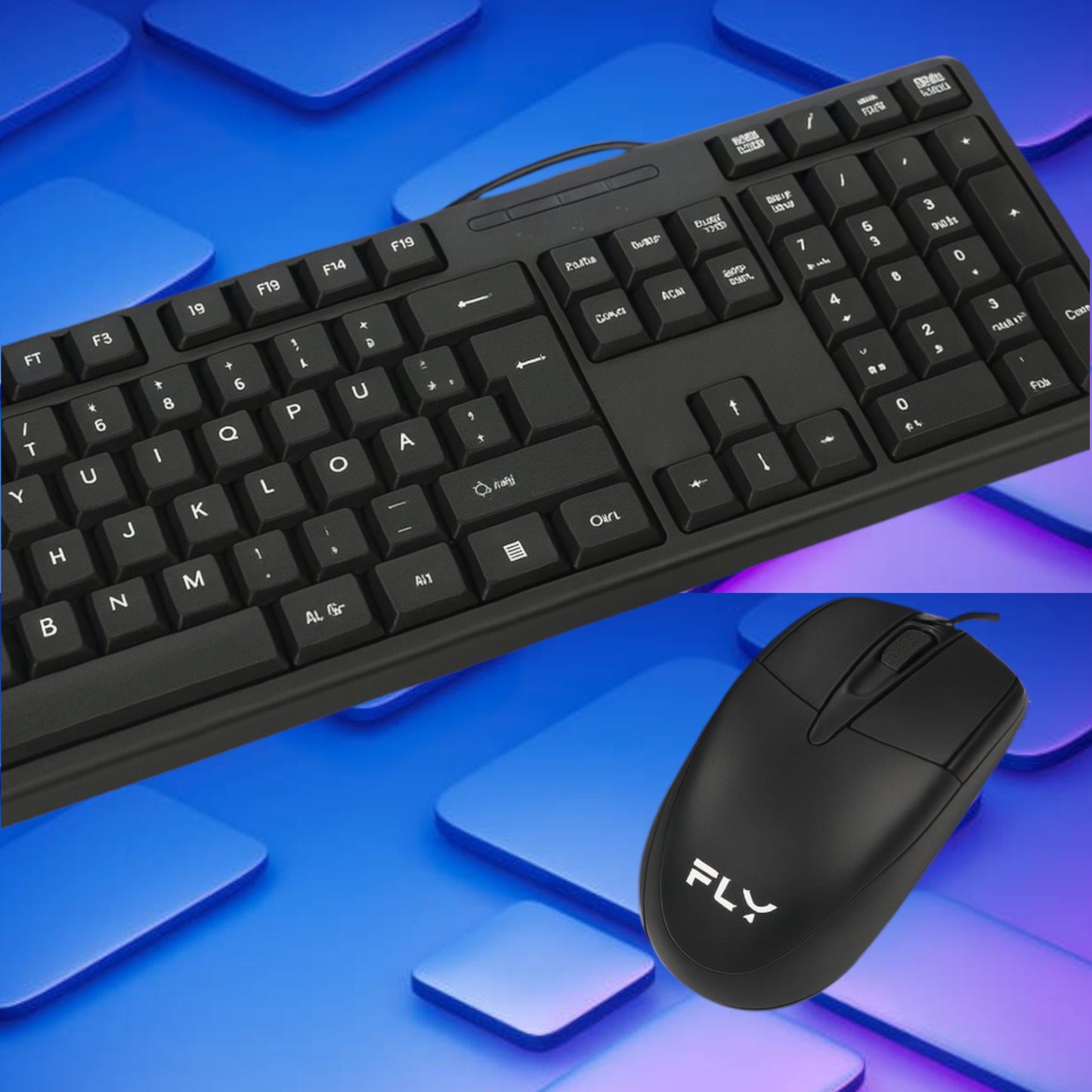 Teclado Antílope Negro FLY TF-120