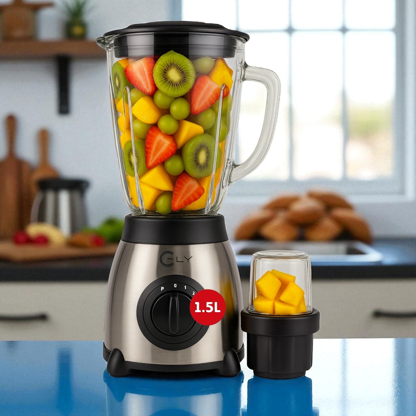 Licuadora de Vidrio 1.5L – 1000W