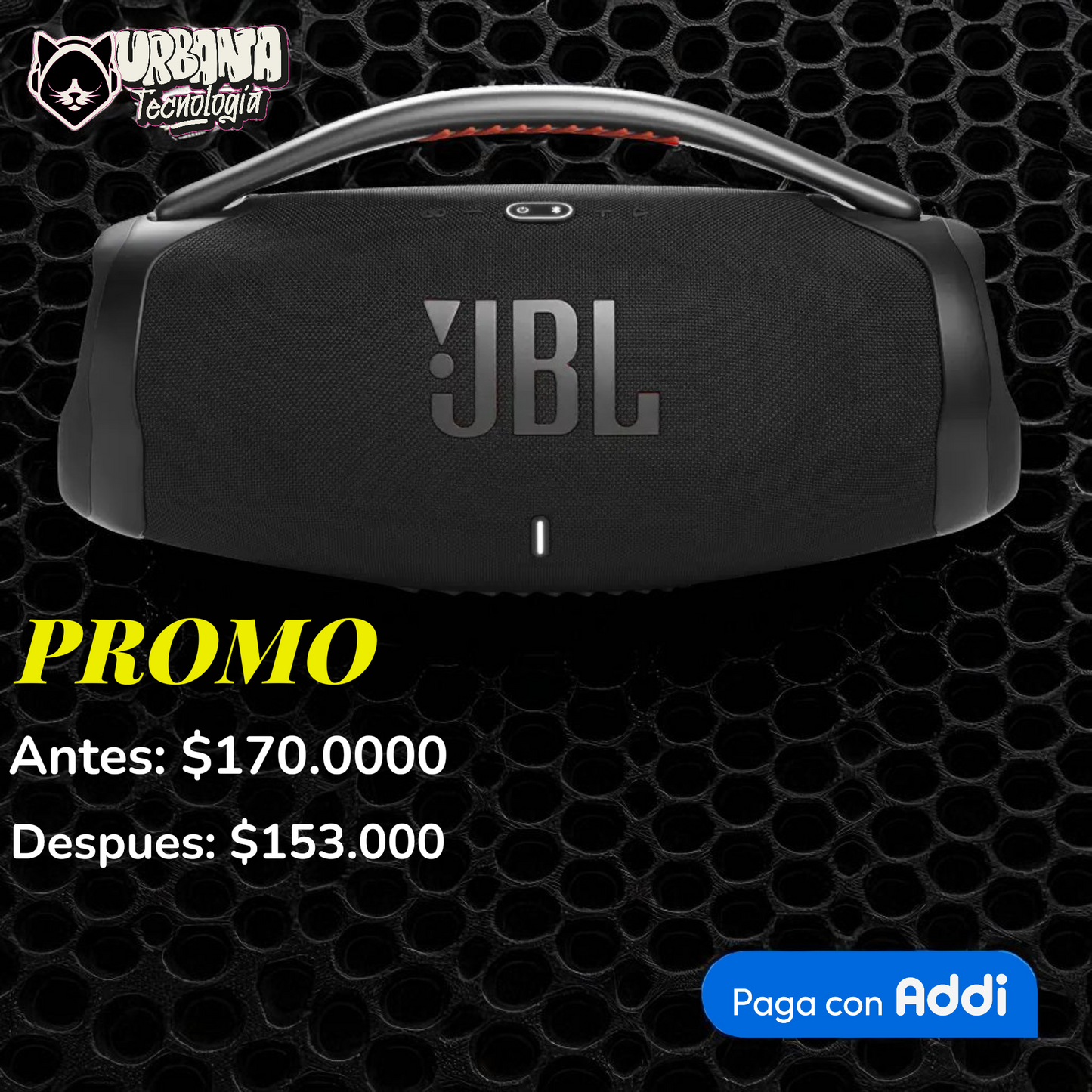 Parlante Portatil JBL Boombox 3 Replica 1.1