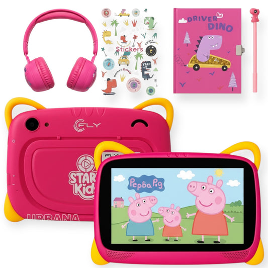 Tablet Escolar + Diadema + Accesorios