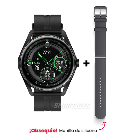 Reloj Inteligente G-TIDE SmartWatch+ 2 Pulsos l Sumergible