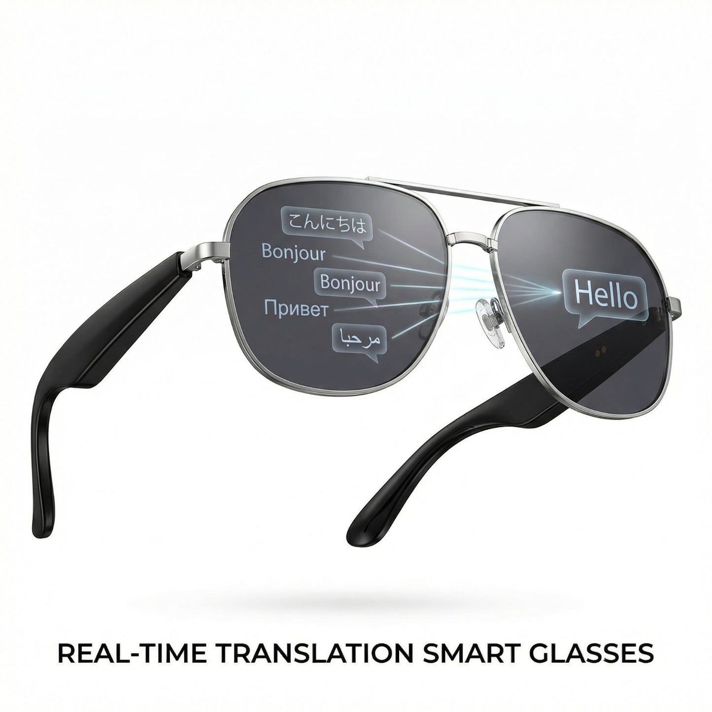 Gafas Inteligentes con Musica y Traducción de Idioma en Tiempo Real