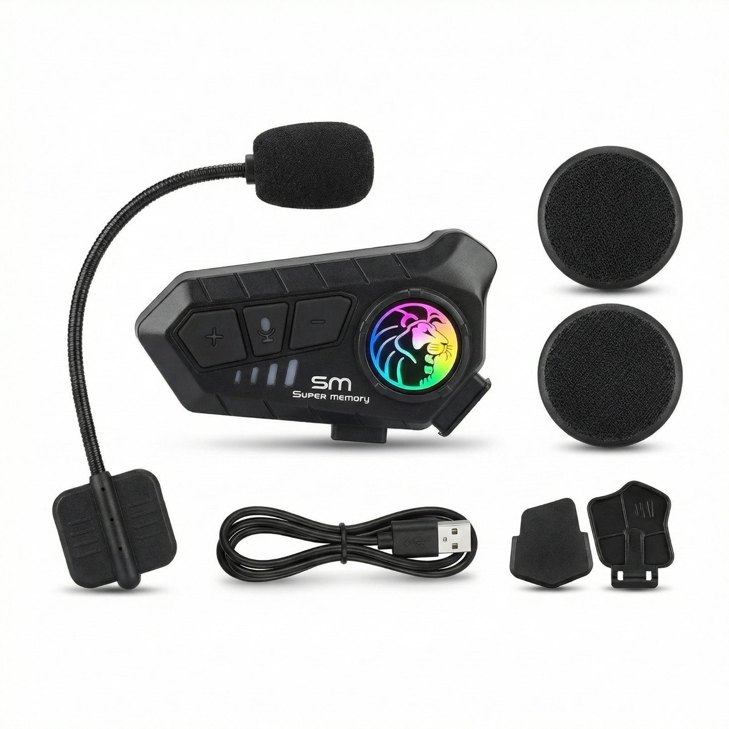 Intercomunicador Bluetooth para Casco Moto Dual Rider Pro