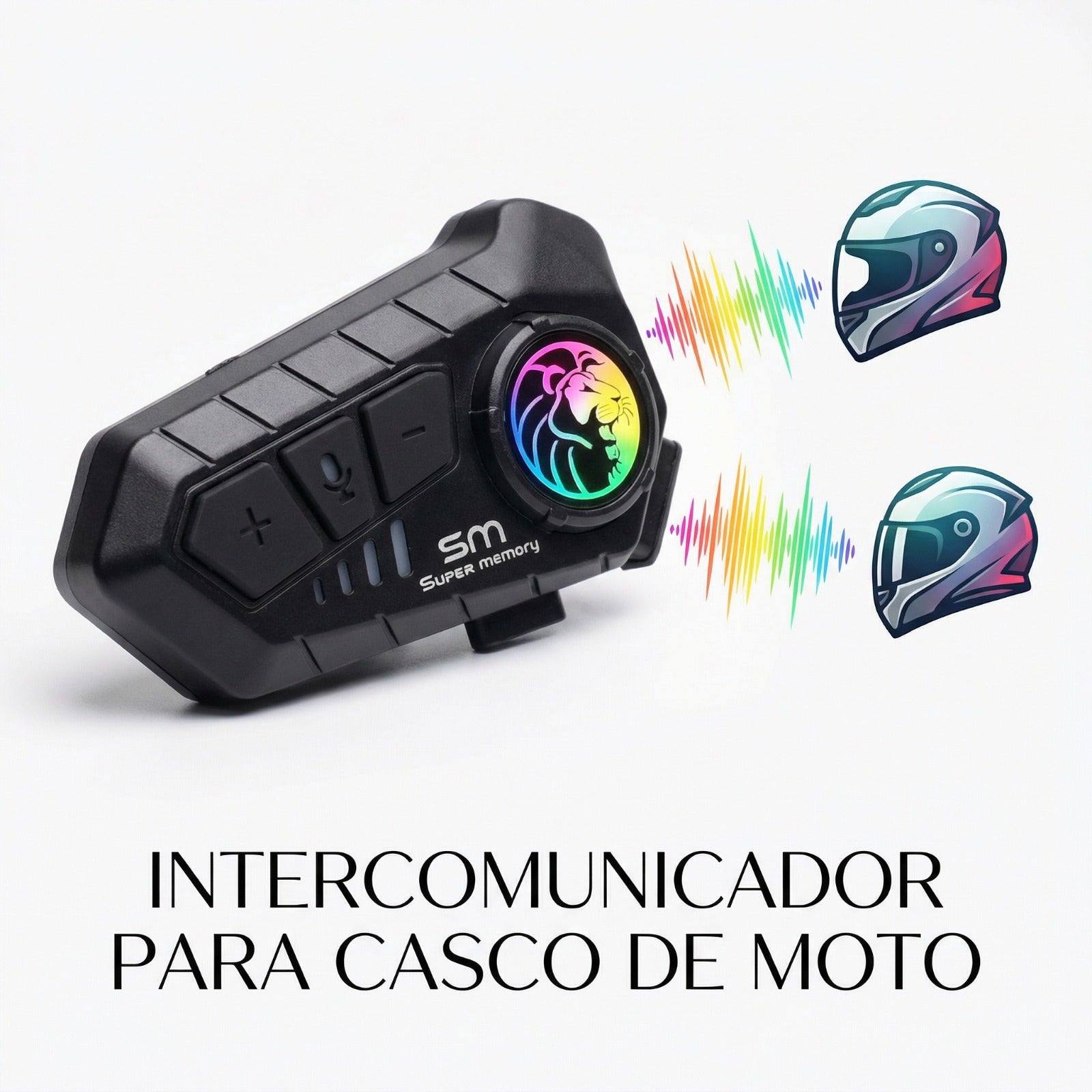Intercomunicador Bluetooth para Casco Moto Dual Rider Pro – Tecnología ...
