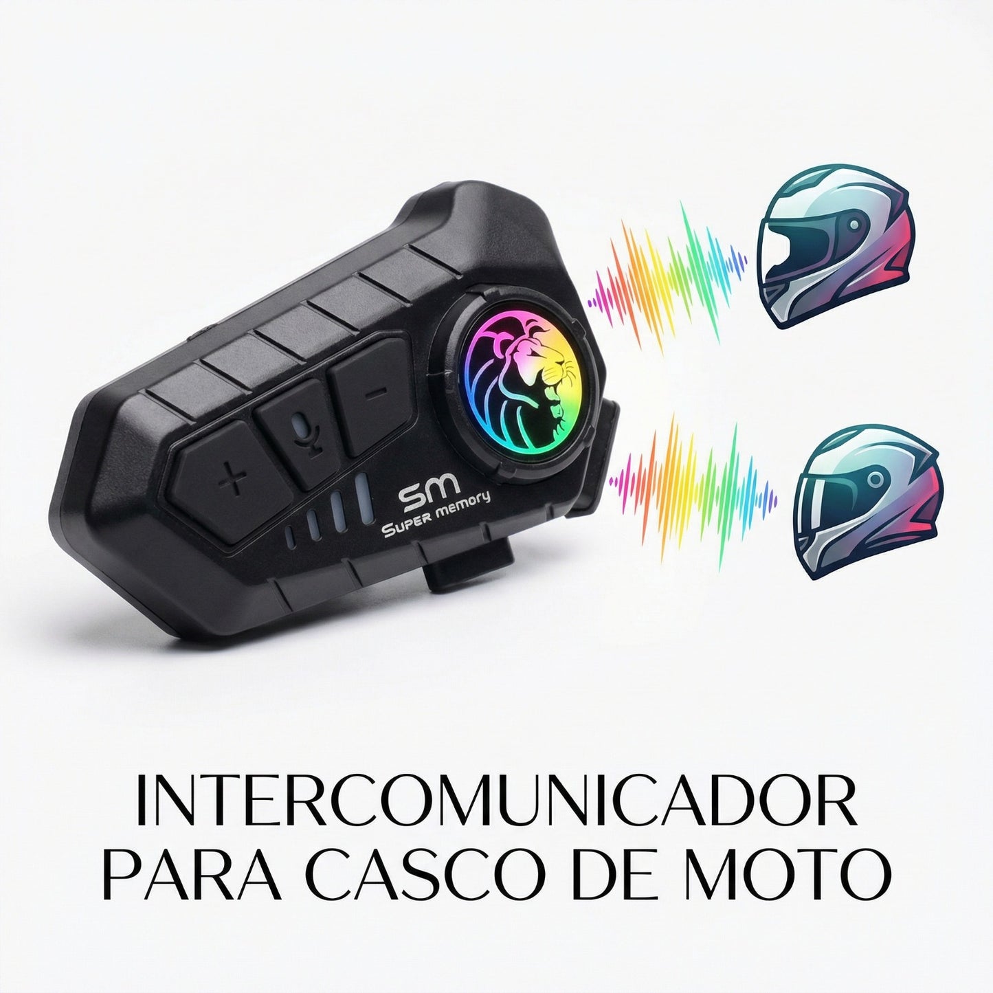 Intercomunicador Bluetooth para Casco Moto Dual Rider Pro
