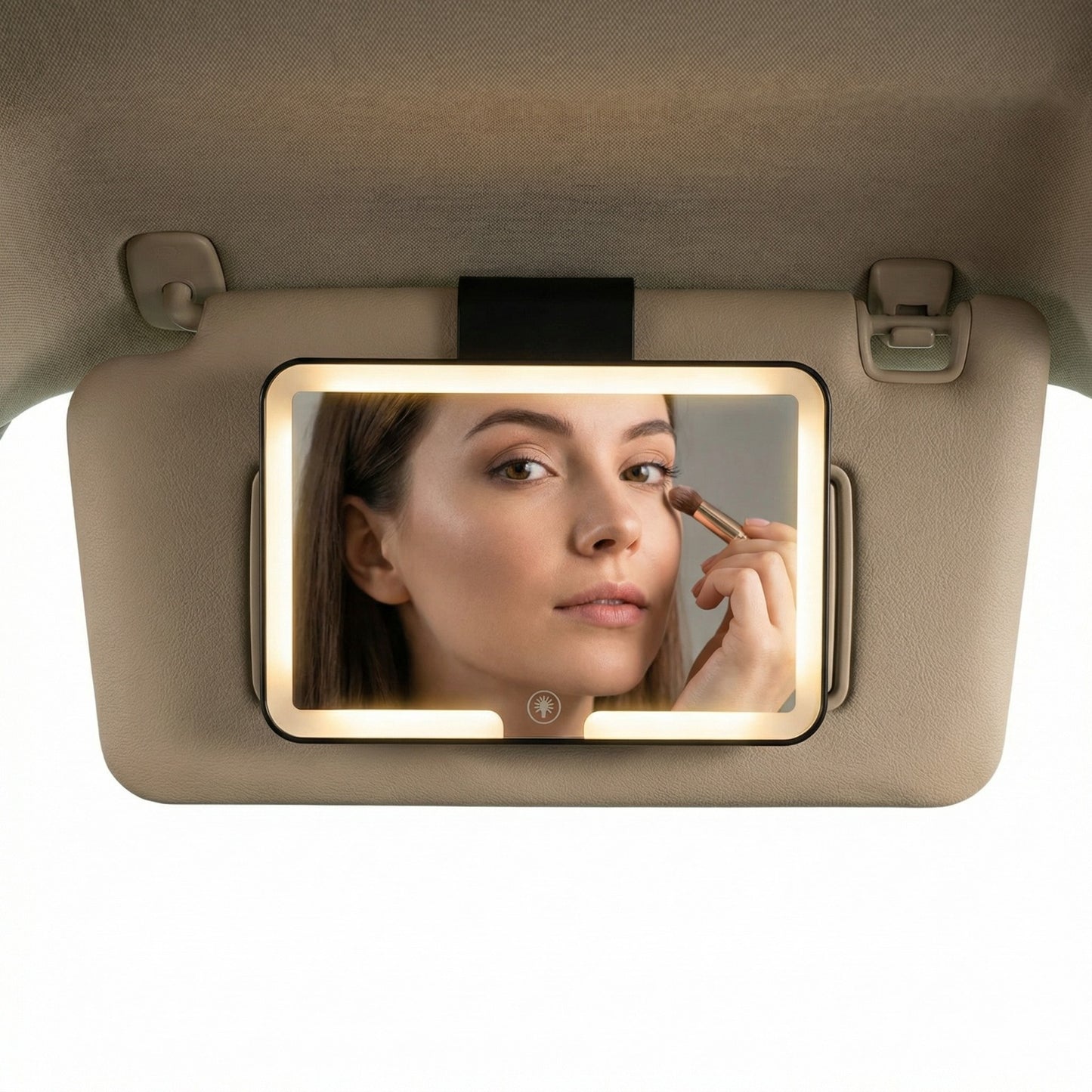 GlowDrive™️ – Espejo LED Táctil para Carro