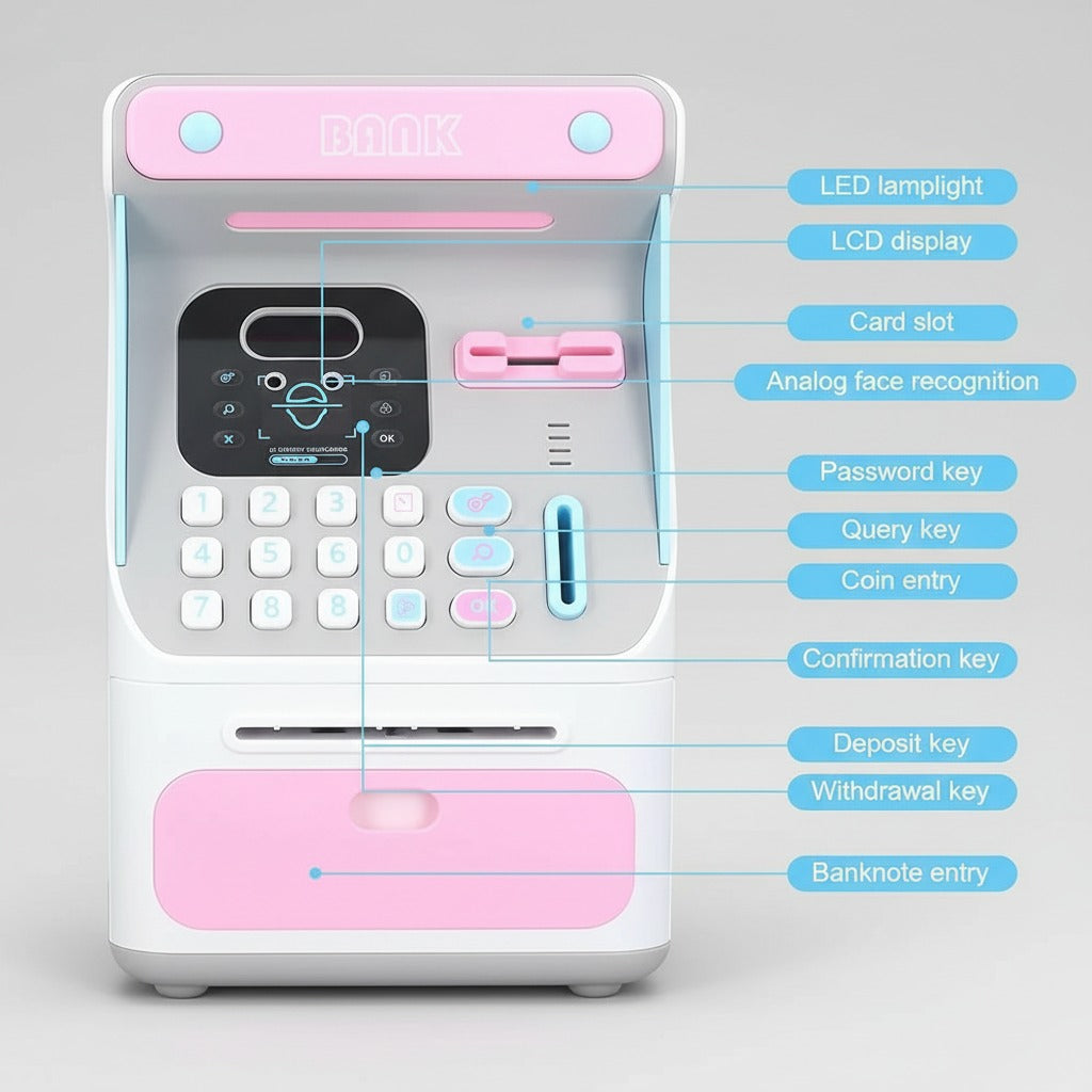 Juguete Alcancía ATM Infantil – Banco Inteligente Kids