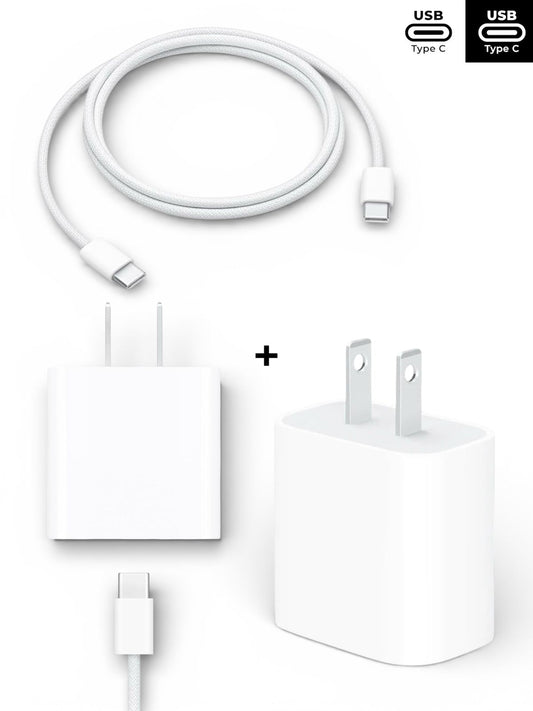 Cargador Original Apple USB-C | Adaptador + Cable Tipo C