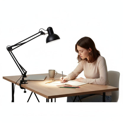 Lampara para Escritorio con Base y Clip