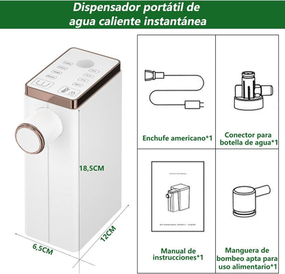 Dispensador Portátil de Agua Caliente Instantánea
