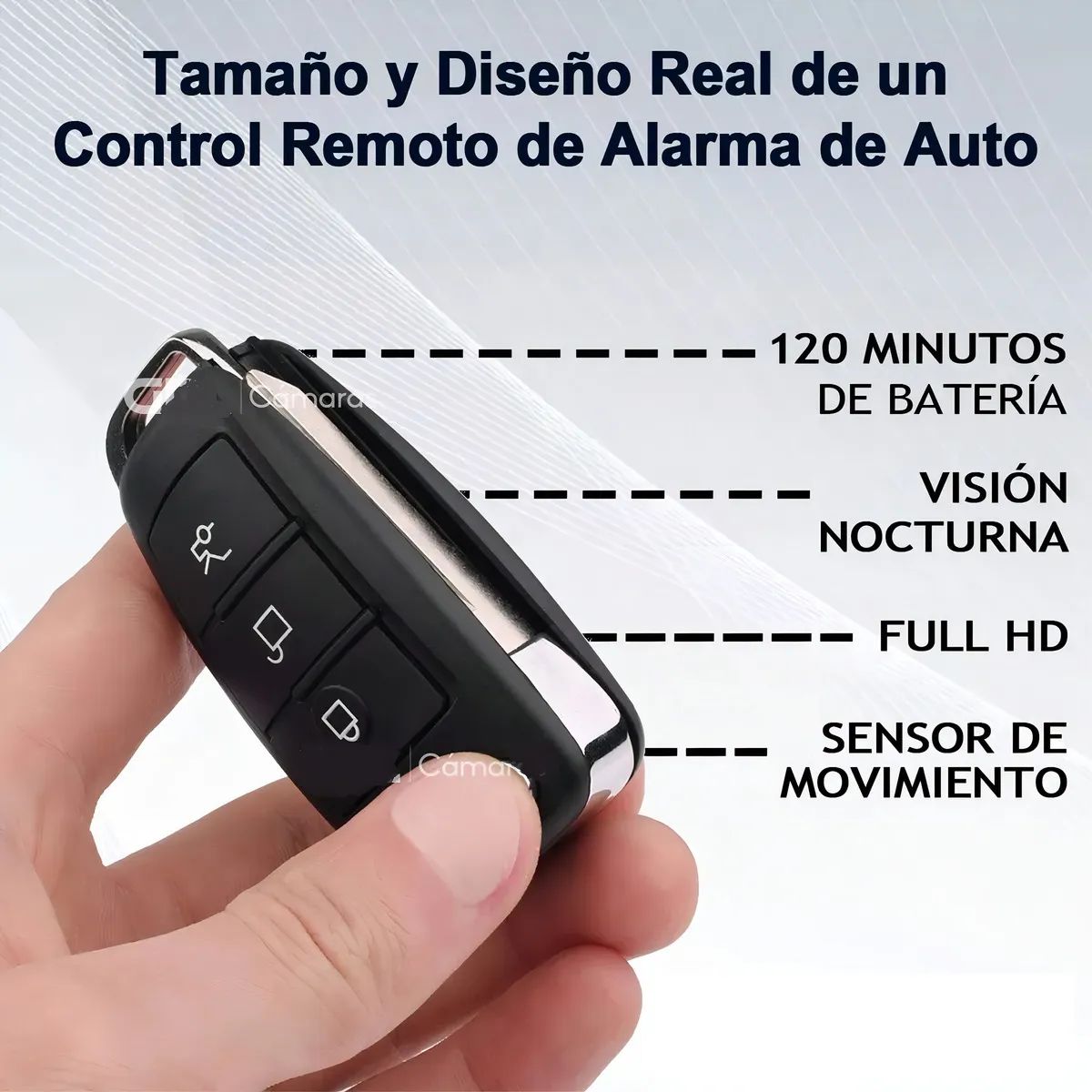 Cámara Espía Oculta en Llave de Carro con Visión Nocturna