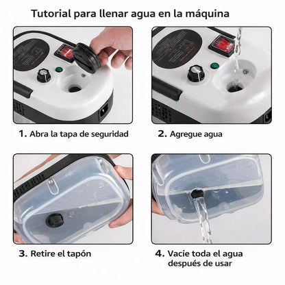 Limpiador a Vapor Portátil de Alta Presión