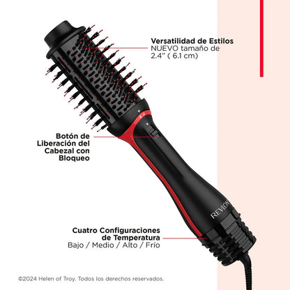 Secador y Voluminizador Revlon con Cabezal Intercambiable