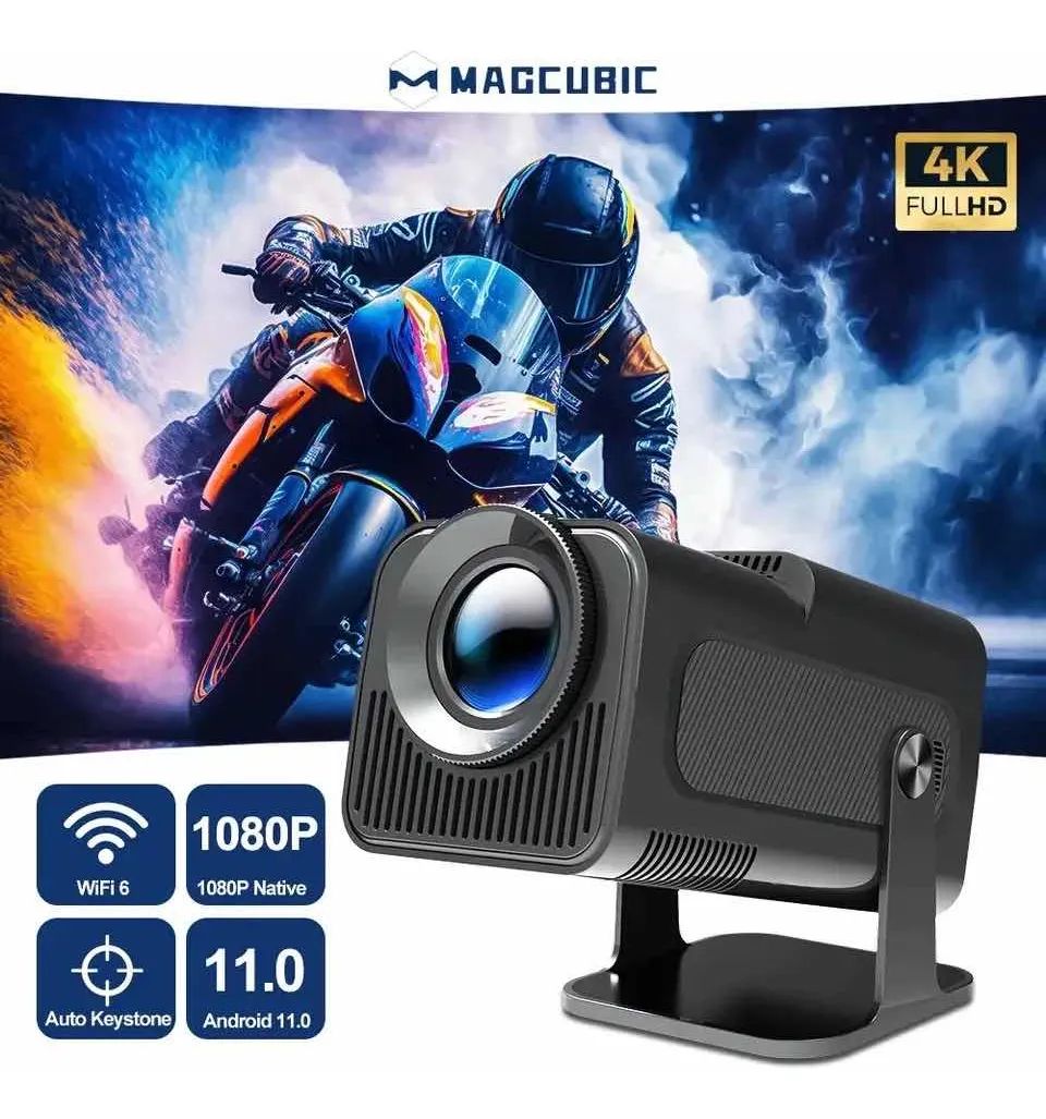 Mini Proyector HY320 Mini Pro 4K WiFi Bluetooth Android 11