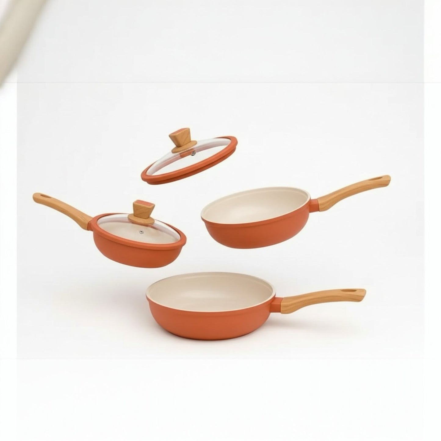 Set de Sartenes de Granito Antiadherentes