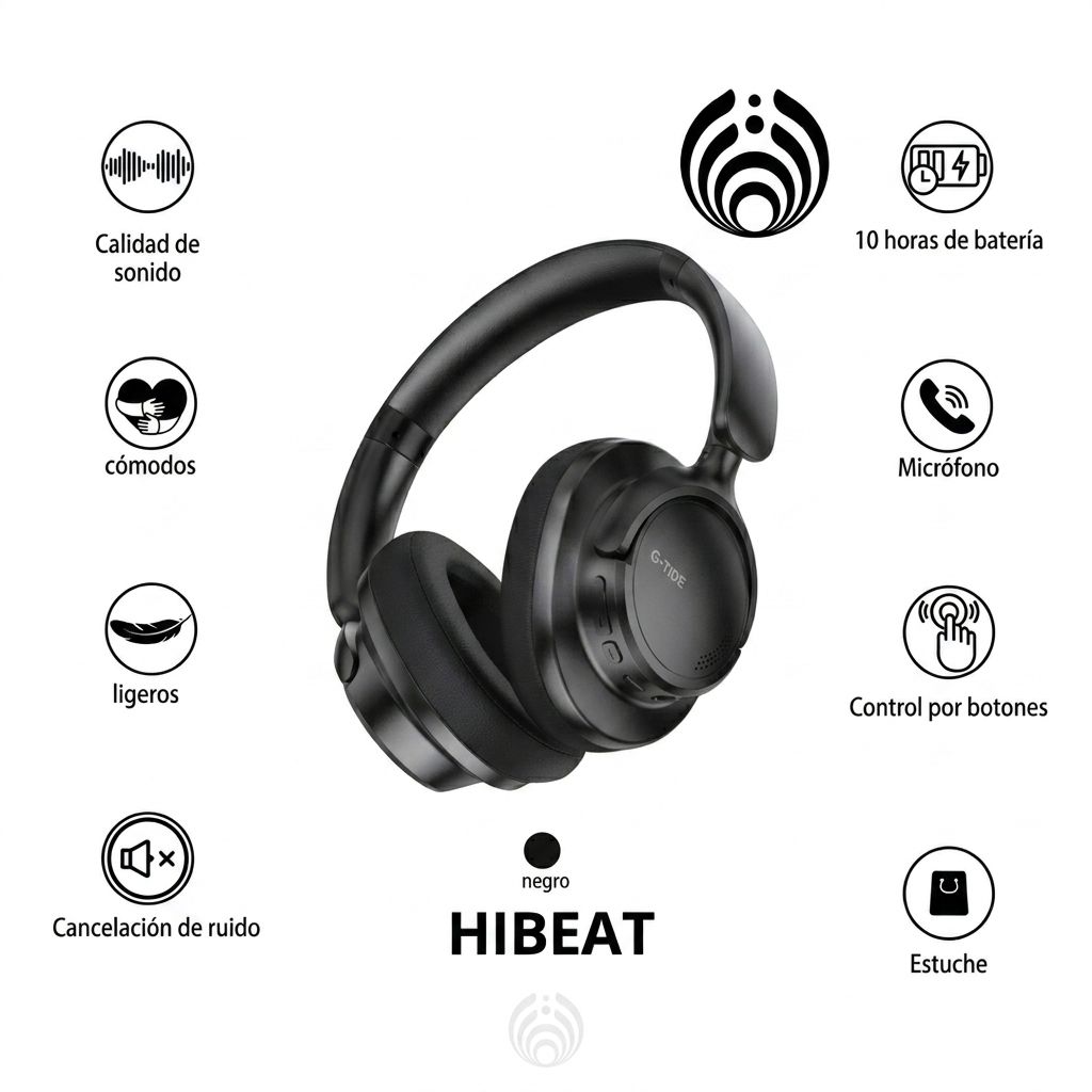 Audifonos de Diadema G-TIDE Bluetooth