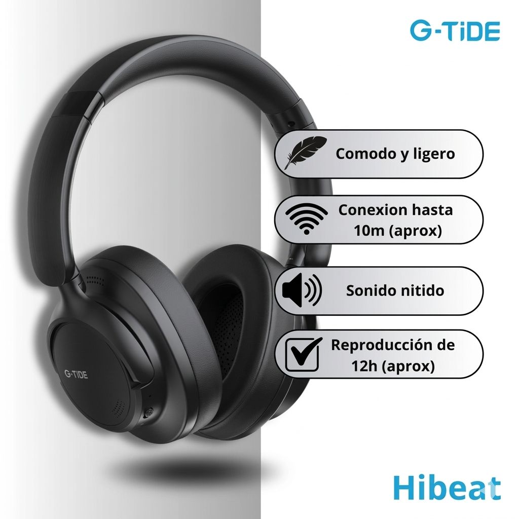 Audifonos de Diadema G-TIDE Bluetooth