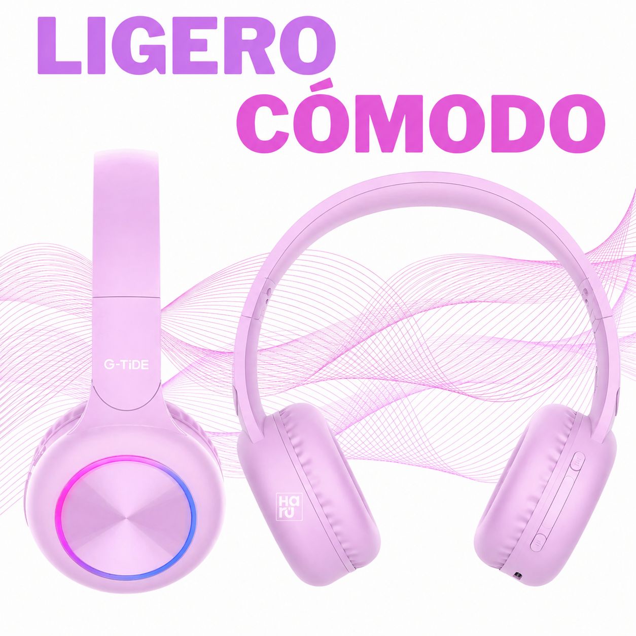 Audifonos Bluetooth G-TIDE RGB