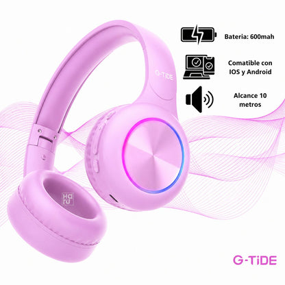 Audifonos Bluetooth G-TIDE RGB
