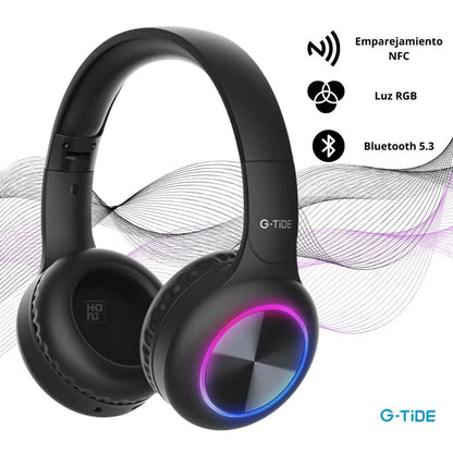Audifonos Bluetooth G-TIDE RGB