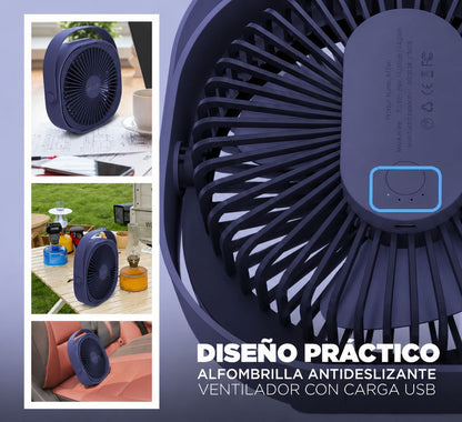 Ventilador Portatil Recargable G-TIDE