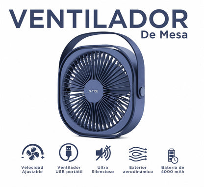 Ventilador Portatil Recargable G-TIDE