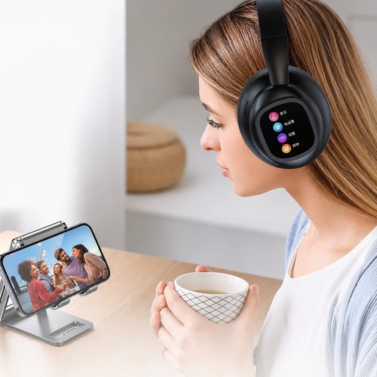 Audifonos Bluetooth Loop G-TIDE con Pantalla Bluetooth