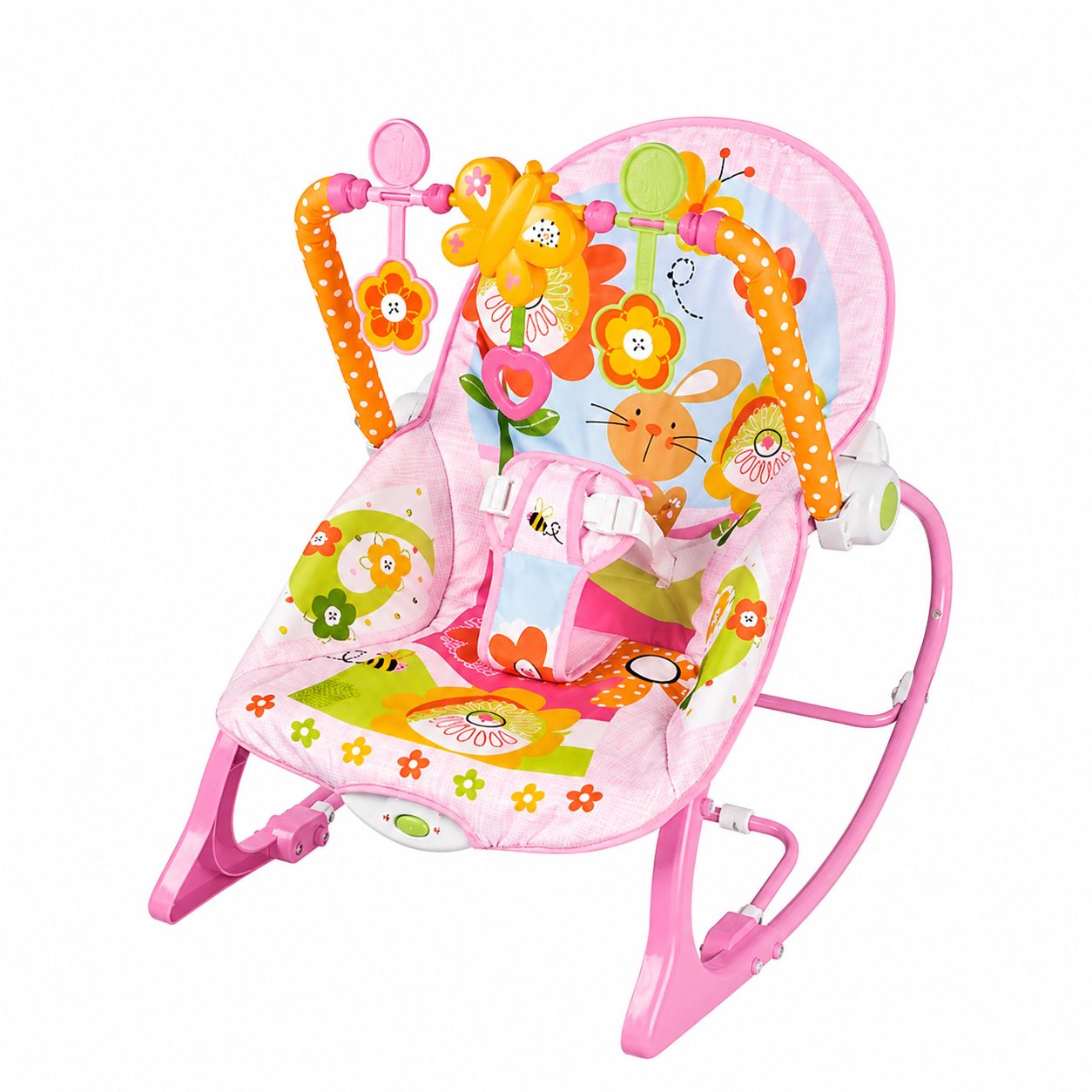 Silla Mecedora Para Bebé con Vibración y Juguetes